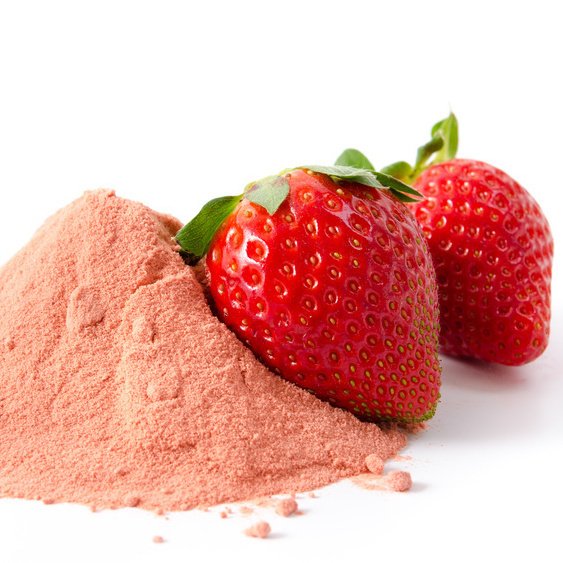 Strawberry fruit powder | From freeze dried strawberries