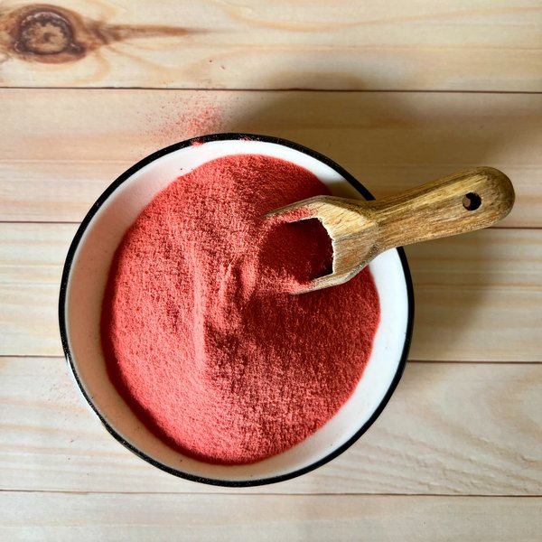 Strawberry fruit powder | From freeze dried strawberries