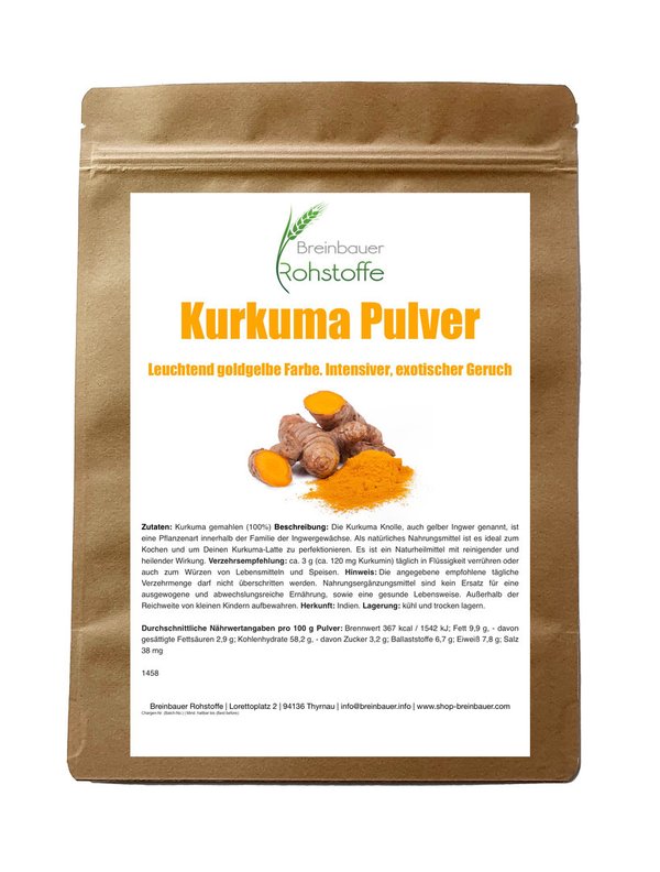 Kurkuma Pulver | Superfood für Körper und Küche