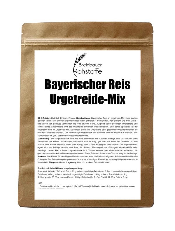 Bayerischer Reis | Urgetreide Mix